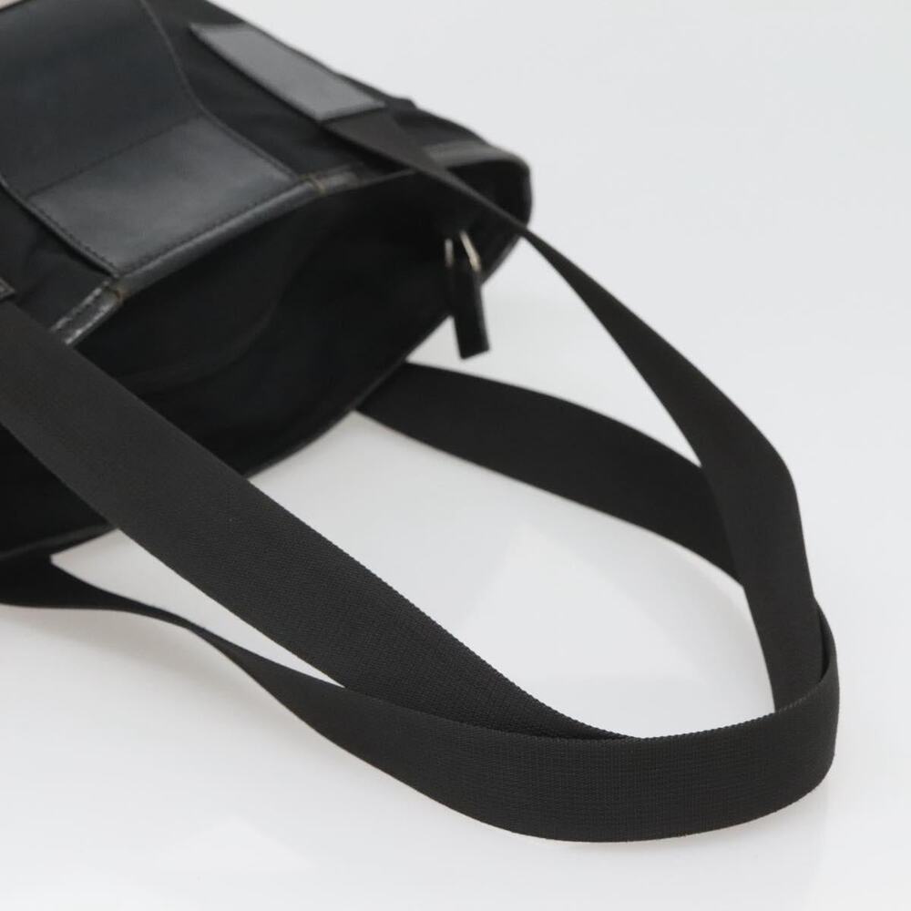 GUCCI Handbag Nylon Black Silver 019 019 - Picture 7 of 12